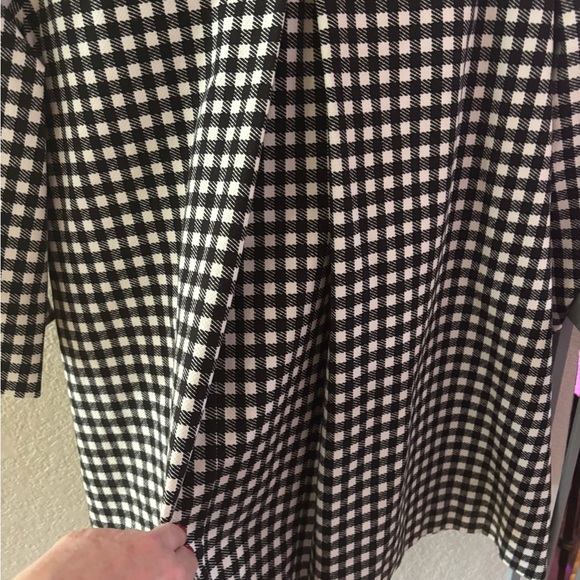 Chico's Black and White Gingham Button Down Jacket - Picture 6 of 12